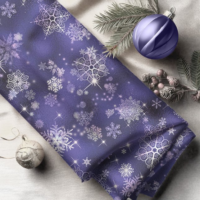 Prettiest Snowflakes Pattern Violet ID846 Fabric (Creator Uploaded)