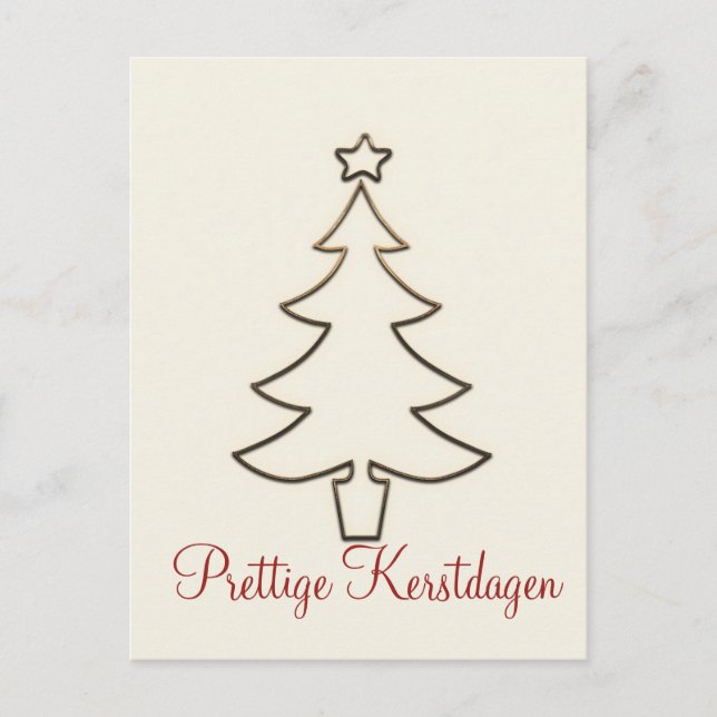 Prettige Kerstdagen Postcard (Front)