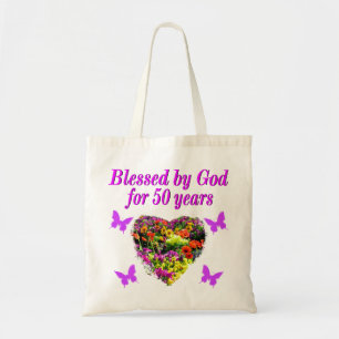 PRETTY 5TH FLORAL TOTE BAG