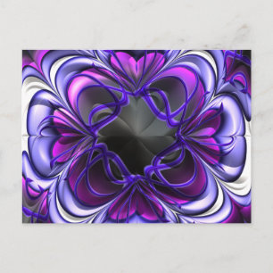 Pretty Abstract Design Postcard