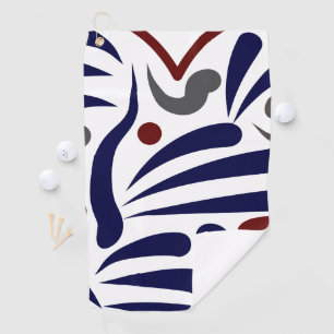 Pretty abstract pattern golf towel