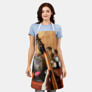 Pretty Acoustic Guitar Apron