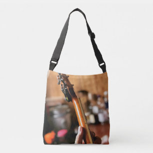 Pretty Acoustic Guitar Crossbody Bag