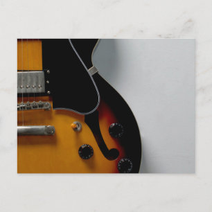 Pretty Acoustic Guitar Postcard