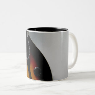Pretty Acoustic Guitar Two-Tone Coffee Mug