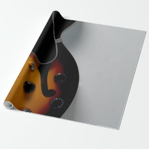 Pretty Acoustic Guitar Wrapping Paper