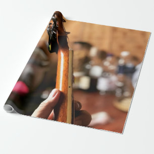 Pretty Acoustic Guitar Wrapping Paper