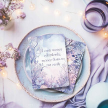 Pretty Affirmation Cards, Purple Postive Quotes