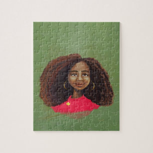 Pretty African Girl Jigsaw Puzzle