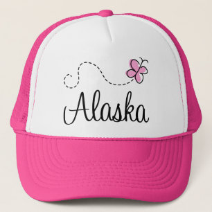 Pretty Alaska Pink and White Hat Gift
