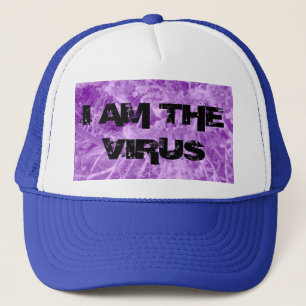 PRETTY ALIEN VIRUS TRUCKER HAT