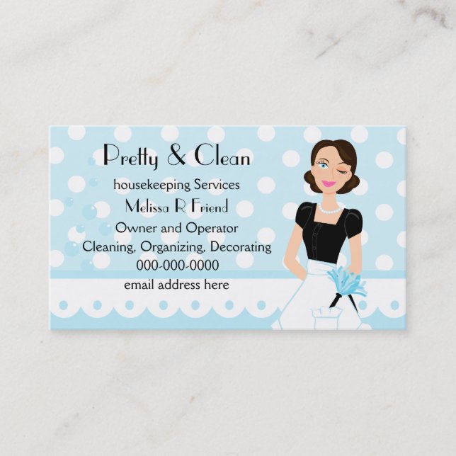 Pretty And Clean Appointment Card (Front)