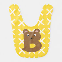 Pretty and cute Bear Colourful yellow pattern