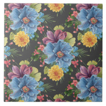 Pretty And  Dark Floral 