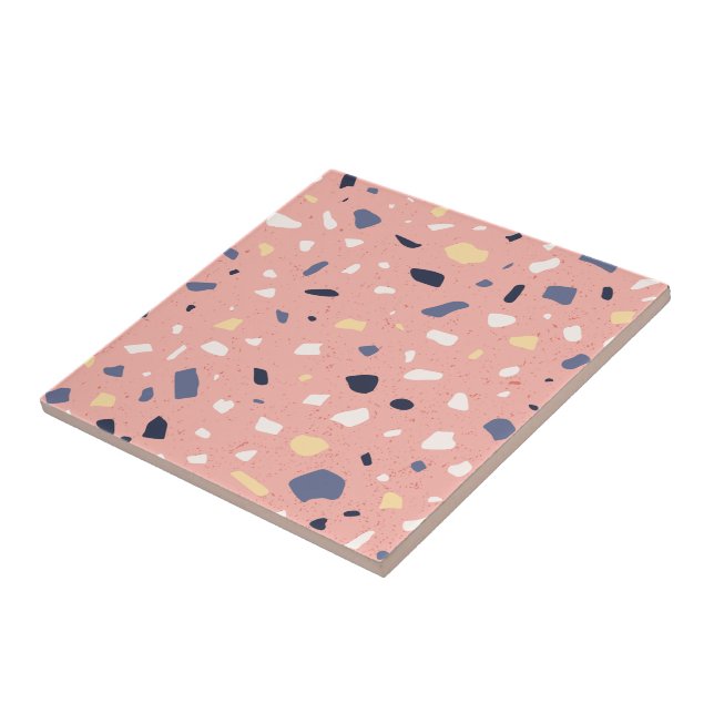 Pretty and sweet abstract of stones Bathroom decor Tile (Side)
