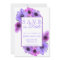 Pretty Anemones Floral Birthday Save The Date