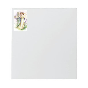 Pretty Angel And Cross Notepad
