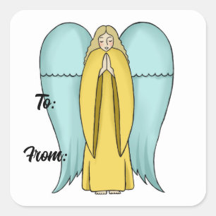Pretty Angel Gift Stickers