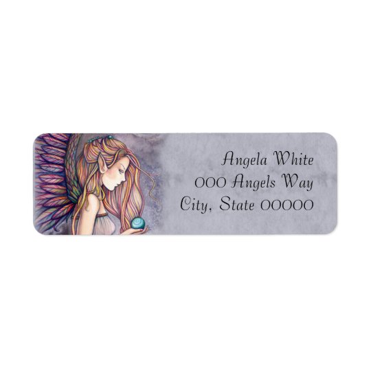 Pretty Angel Return Adress Lables Return Address Label