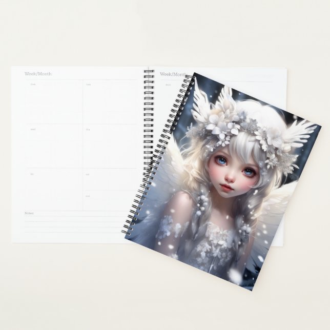 Pretty Angelic Snow Fairy Planner (Display)