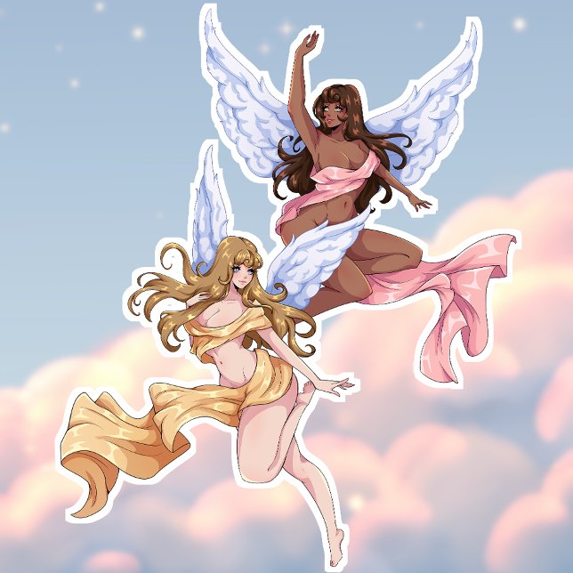 Pretty Angels Sticker (Creator Uploaded)