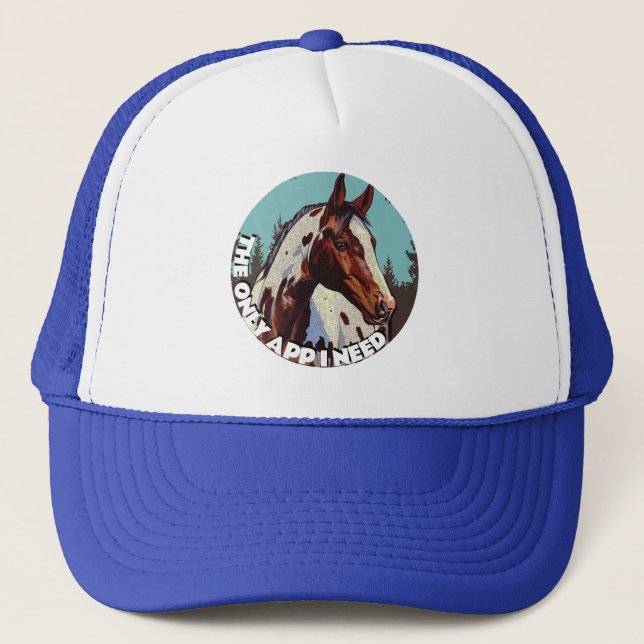 Pretty Appaloosa Trucker Hat (Front)