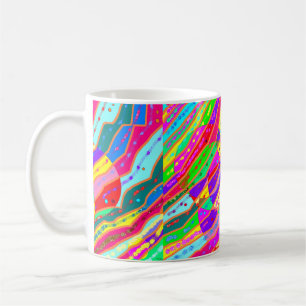 Pretty art decor as sweet as candy colours design coffee mug