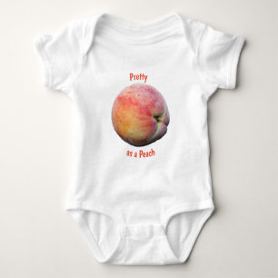 Pretty as a Peach Baby Bodysuit