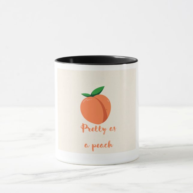 Pretty as a peach mug (Center)