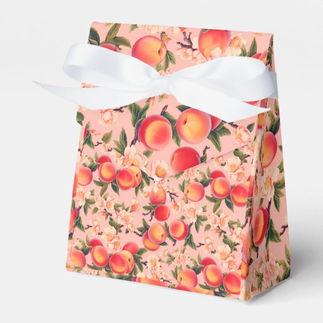 "Pretty As A Peach", Peach Fuzz   Favour Box (Front Side)