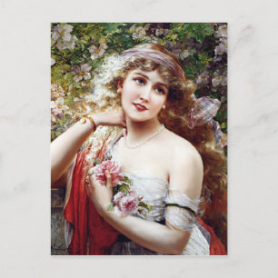 Pretty as a  Rose Postcard