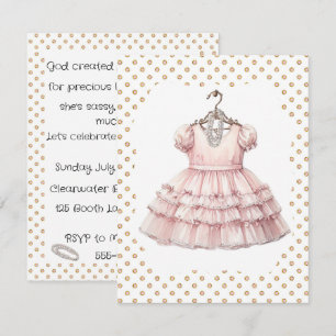 Pretty As Can Be Birthday Digital Download Invitation