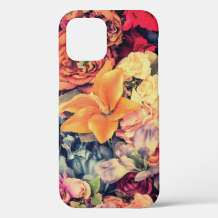 Pretty autumn flowers iPhone 12 case