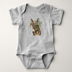 Pretty Baby Donkey Baby Bodysuit