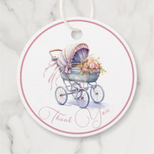 Pretty Baby Pram Favour Tags