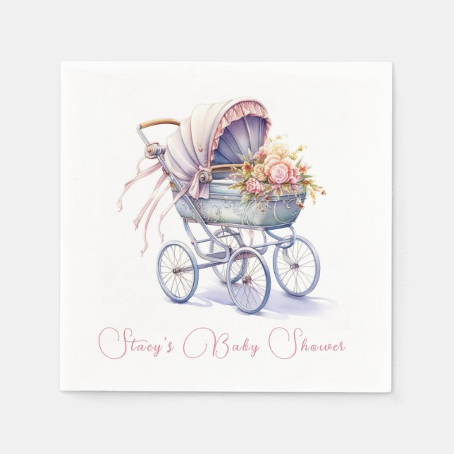 Pretty Baby Pram Napkin (Front)