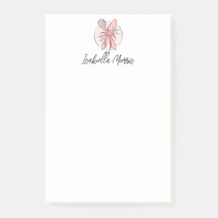 Pretty Baking Pastry Personalised Post-it Notes