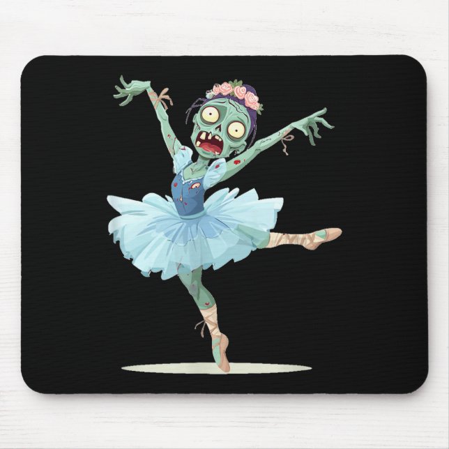 Pretty Ballerina Zombie Costume  Mouse Mat (Front)