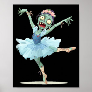 Pretty Ballerina Zombie Costume  Poster