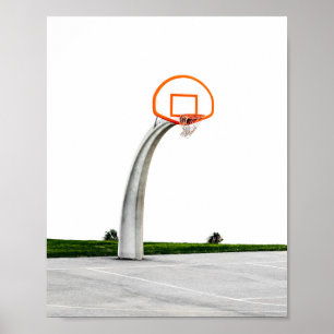 Pretty Basketball Artwork Poster