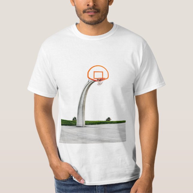 Pretty Basketball Artwork T-Shirt (Front)