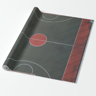 Pretty Basketball Artwork Wrapping Paper