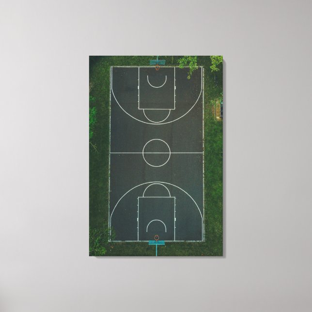 Pretty Basketball Canvas Print (Front)