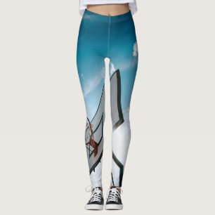 Pretty Basketball Design Leggings