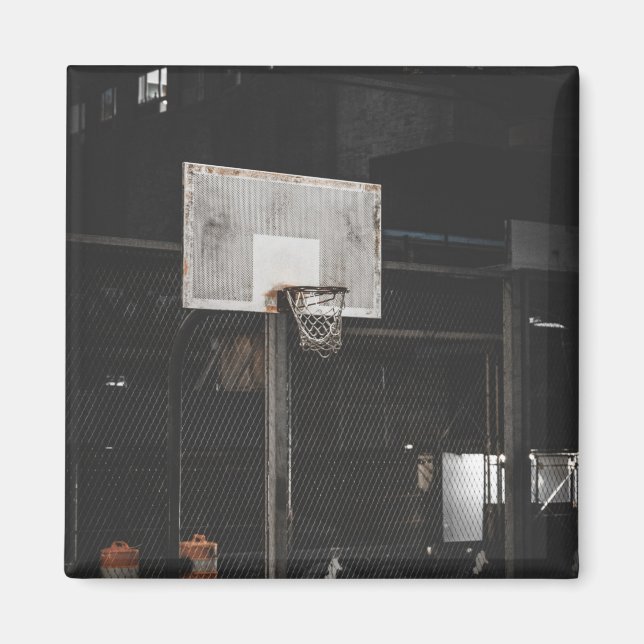 Pretty Basketball Design Magnet (Front)