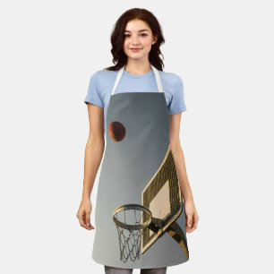 Pretty Basketball Gift Apron