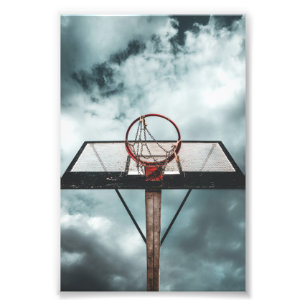 Pretty Basketball Gift Photo Print