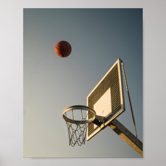 Pretty Basketball Gift Poster (Front)