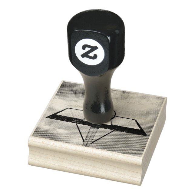 Pretty Basketball Gift Rubber Stamp (Stamp)