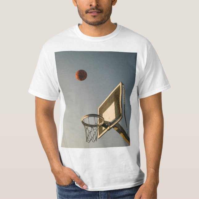 Pretty Basketball Gift T-Shirt (Front)